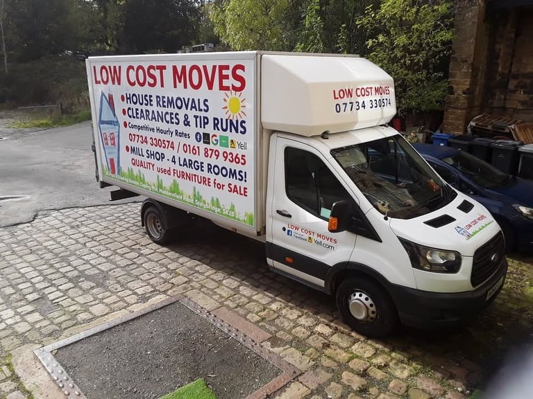 White single two drawer wardrobe Copley Mill Low Cost Moves 2nd Hand Furniture STALYBRIDGE SK15 3DN