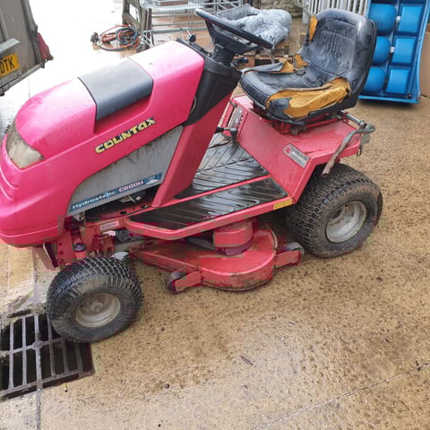 Countax c600h 16hp ride on mower with mulcher deck barn find to do