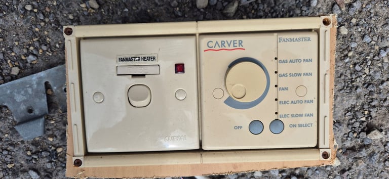 CARVER 3600STC AUTO gas and electric heater for camper caravan motorhome.