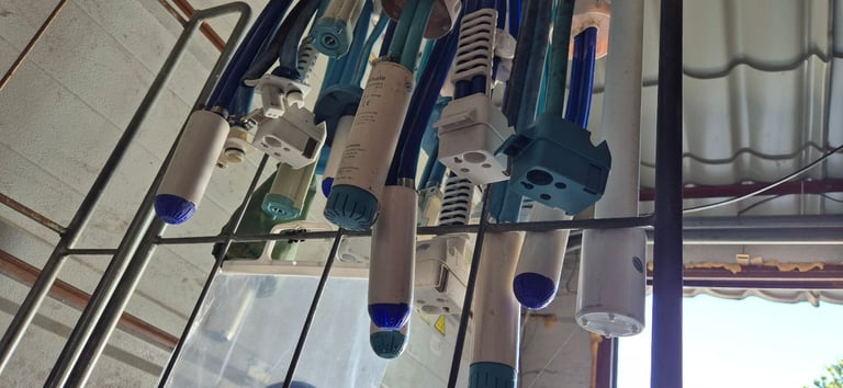 WHALE and other water pumps and filters for caravan motorhome camper boat.