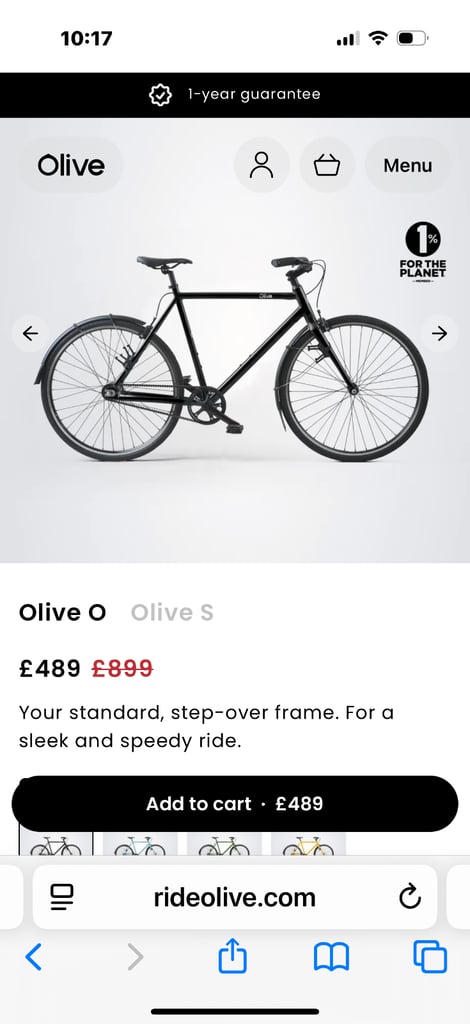 O olive men’s bike