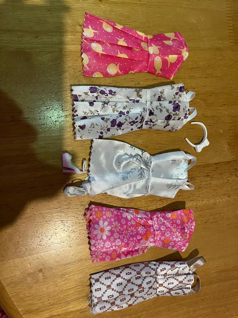 image for  £5 Five x standard Barbie dresses, hairband, heeled shoes set.