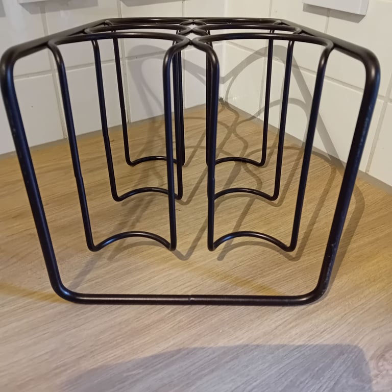 M&S Wine Rack black metal