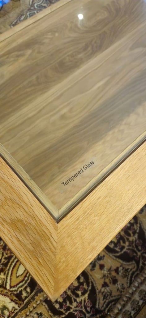 BEVEL Natural Solid Oak Coffee Table