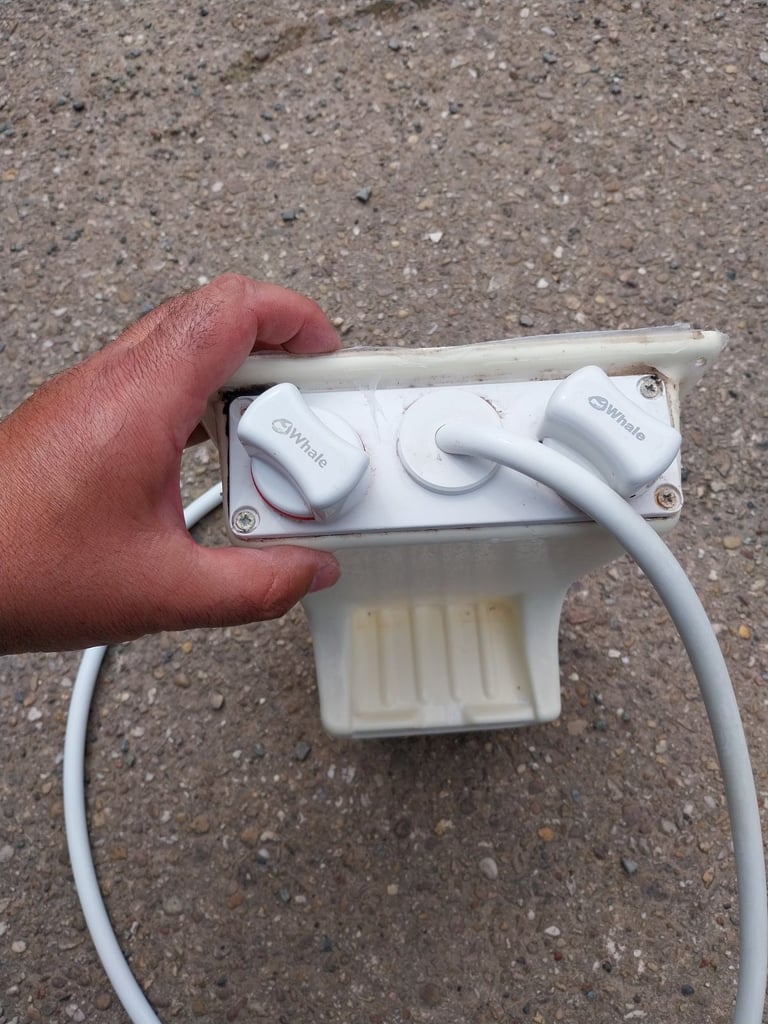 Whale caravan shower tap 