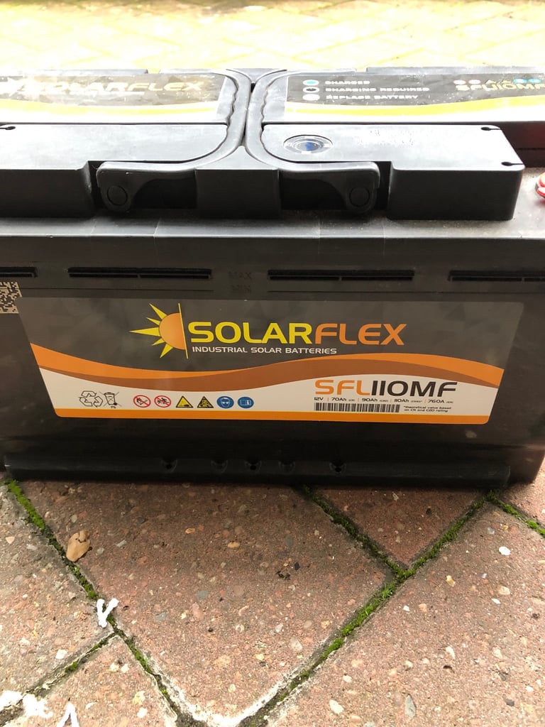 Solarflex leisure batteries x3