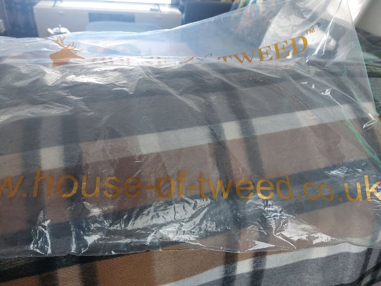 large scarf, throw, shawl, neck warmer, hand made in uk tweed luxuriously soft, 190cmx70cm.