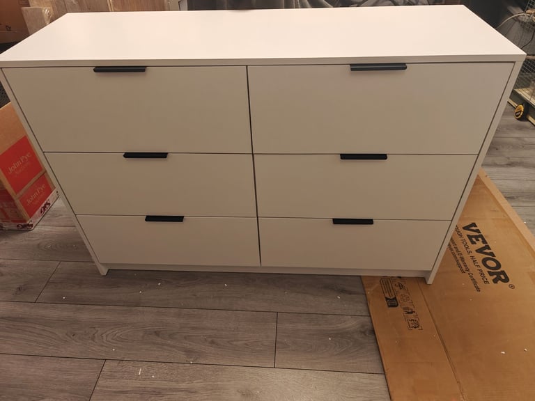 Phoenix Wide Chest of 6 Storage Drawers