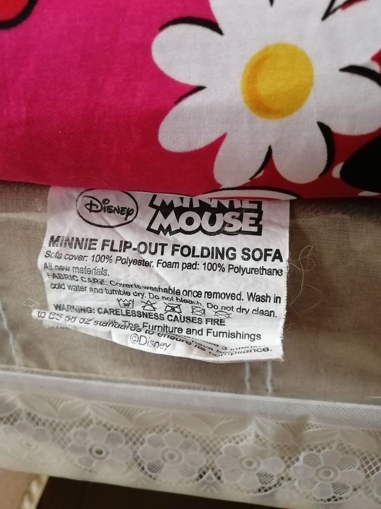 Disney Minnie Mouse Flip out child's sofa bed