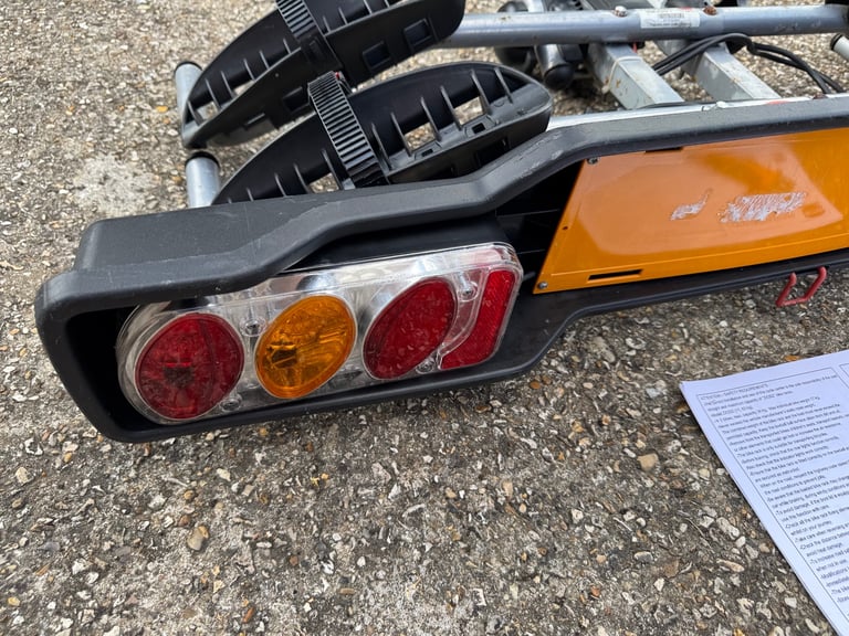 Witter zx200 two 2 bike tow bar towbar bike rack cycle carrier tilting Thule