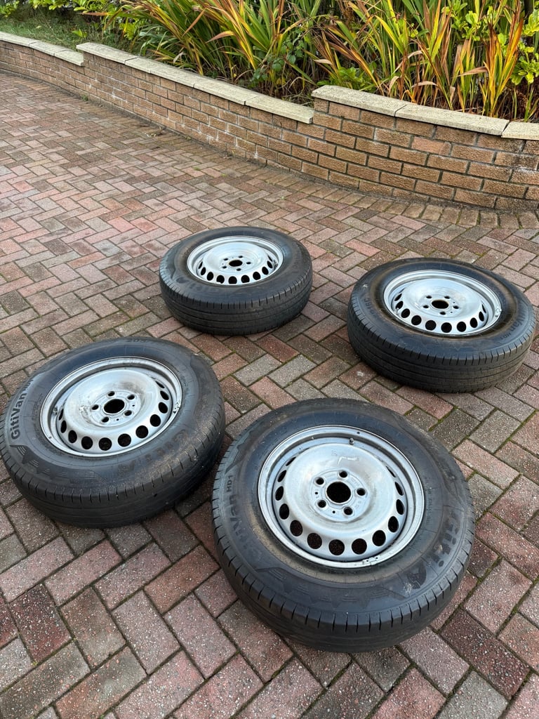 4x vw crafter wheels and tyres 