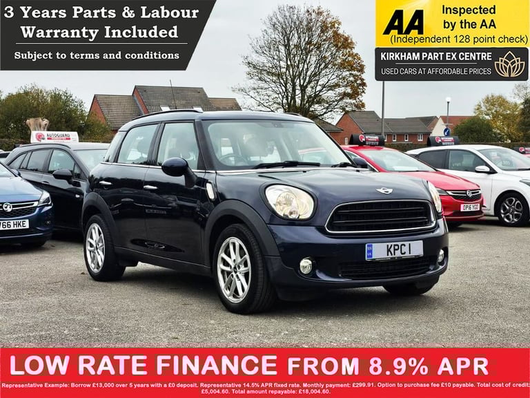 image for 2016 MINI Countryman 1.6 Cooper D SUV 5dr Diesel Manual Euro 5 (s/s) (112 ps) NATIONWIDE PARTS &a...