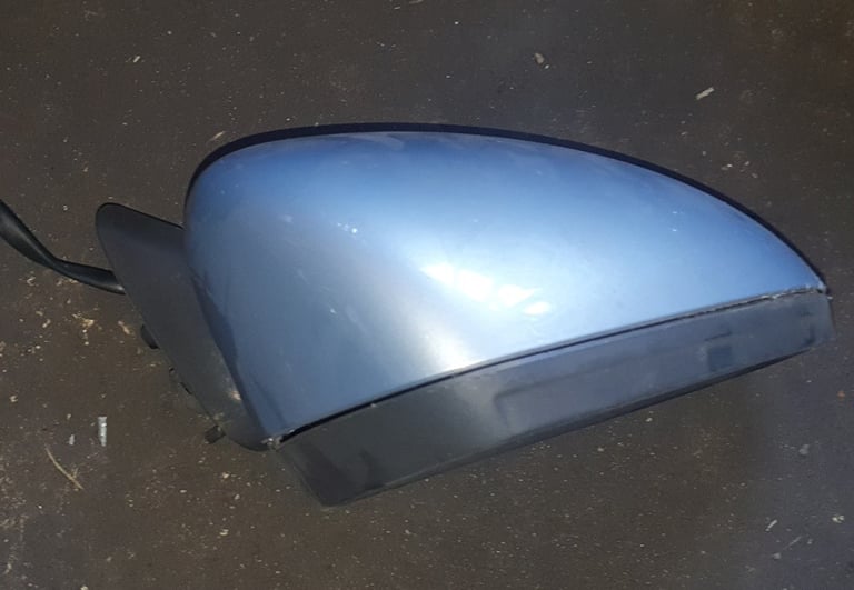 Vauxhall Corsa D Right Side Wing Mirror Blue Z21C 2009