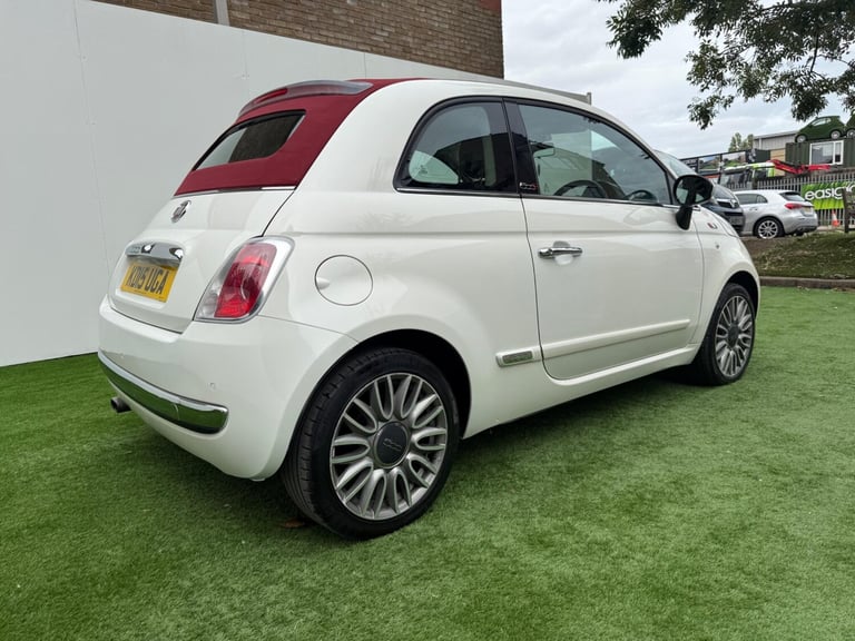 2015 Fiat 500 0.9 TwinAir Lounge 2dr Dualogic CONVERTIBLE PETROL Automatic