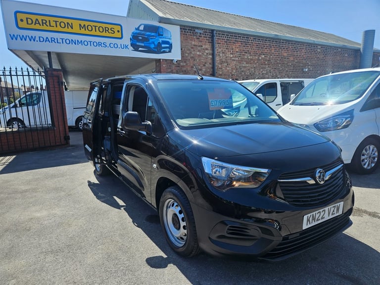 2022 Vauxhall Combo L2H1 2300 DYNAMIC 100 6 SPEED ( BLACK) Panel Van Diesel Manual