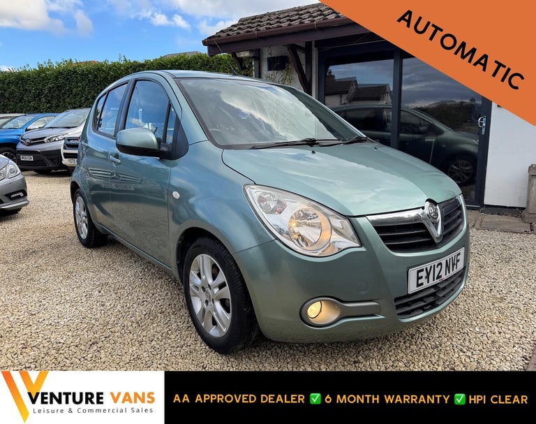 VAUXHALL AGILA 1.2 VVT SE Green Auto Petrol 2012