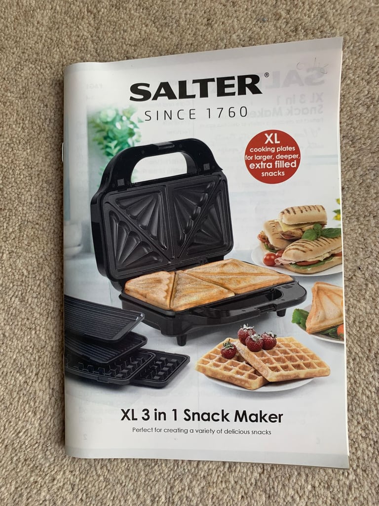 Salter 3 in 1 Snack maker