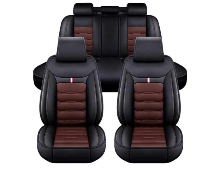 Leather Car Seat Covers - Ford Ranger Wildtrak - 5 Seat Luxury Waterproof Front and Rear Protectors