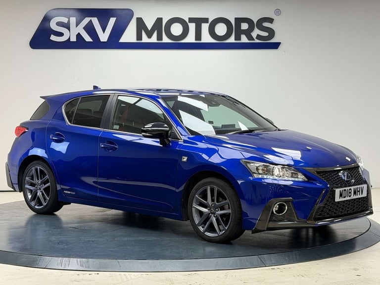2018 Lexus CT 200h 1.8 F-Sport 5dr CVT HATCHBACK PETROL/ELECTRIC Automatic