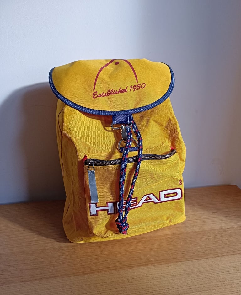 image for Bight Yellow Head Rucksack Vintage 80s/90s