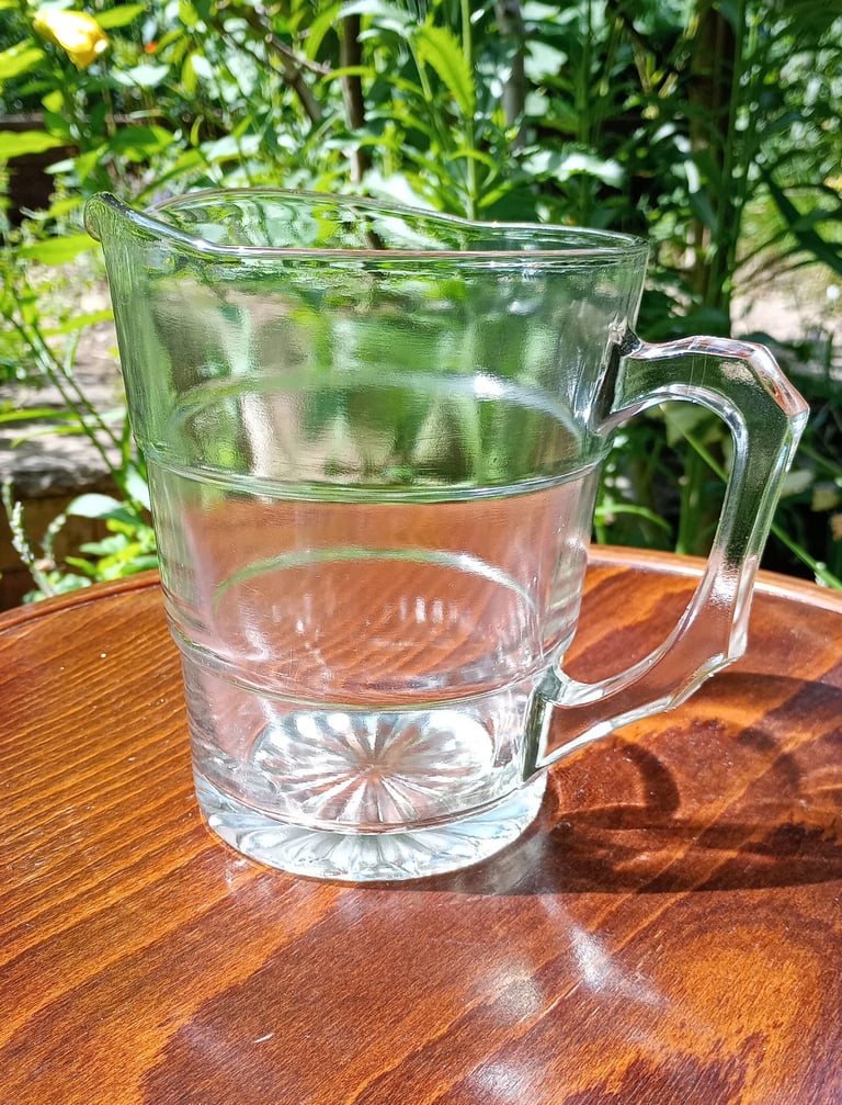 image for Vintage Pressed Glass Jug
