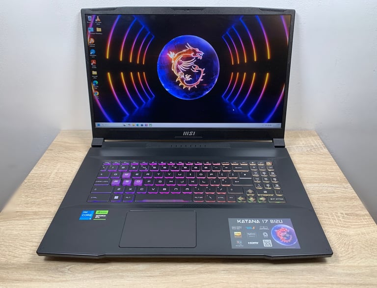 17” MSI i5 12thGen 16GB ddr5 1TB SSD Gaming UltraFast Laptop, RTX 3050 6GB, LIKE NEW