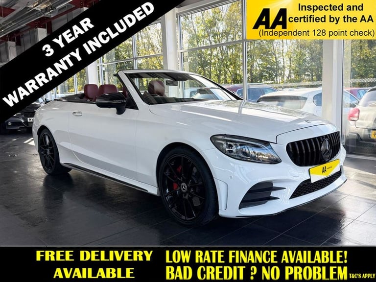 image for 2018 Mercedes-Benz C Class 2.0 C300d AMG Line (Premium Plus) Cabriolet 2dr Diesel G-Tronic+ Euro ...
