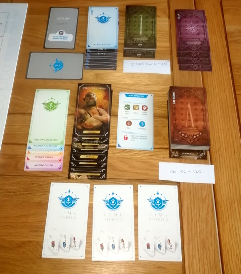 T.I.M.E. Stories Asylum Scenario & Brotherhood Of The Coast Games Space Cowboys