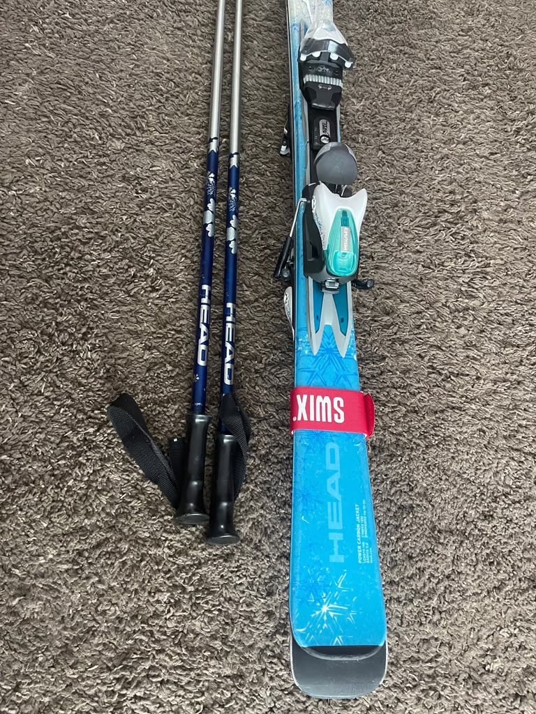Head skis, poles and ski bag