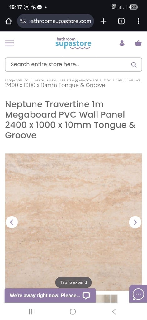 image for 2400 x 1000 shower panels 