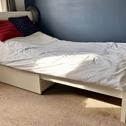 image for Single Bed Frame + Storage unit! (Mattress Included if required) - Collection from New Malden KT3