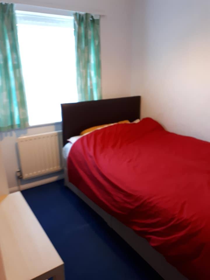 Single room with double bed
