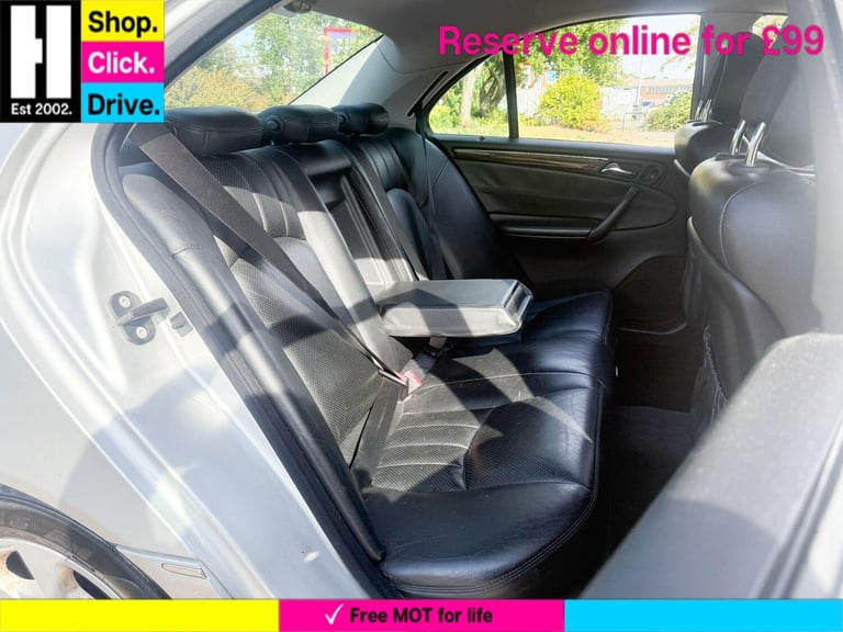  Mercedes-Benz C Class 1.8 C200 Kompressor Elegance SE 4dr Petrol Automatic