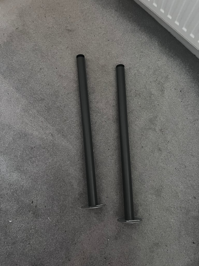Ikea desk legs, 70cm tall approx