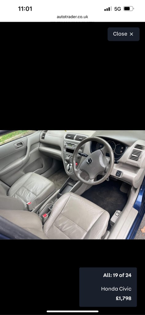 Honda, CIVIC, Hatchback, 2005, Other, 1590 (cc), 5 doors