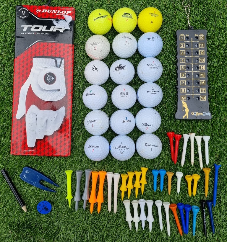 SKYMAX 3-SW, woods 1-3-5, Vantage soft-face putter, SKYMAX trolley bag & EXTRA's