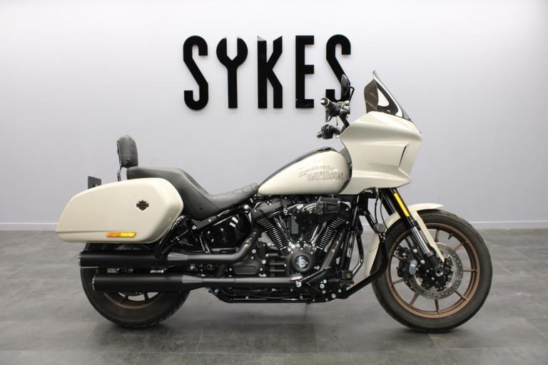 image for 2023 Harley-Davidson FXLRST Softail Low Rider ST in White Sand Pearl