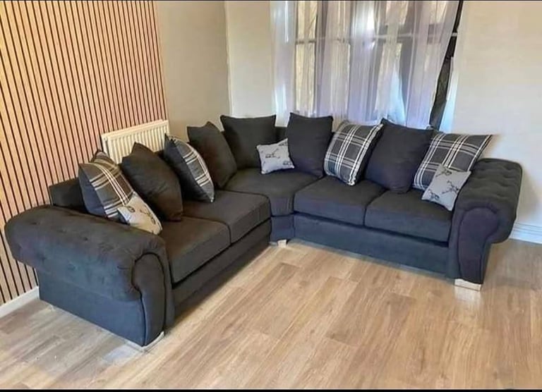 Brand New Verona Fabric Corner & 3+2 Seater Sofa Set - Delivery Across the UK