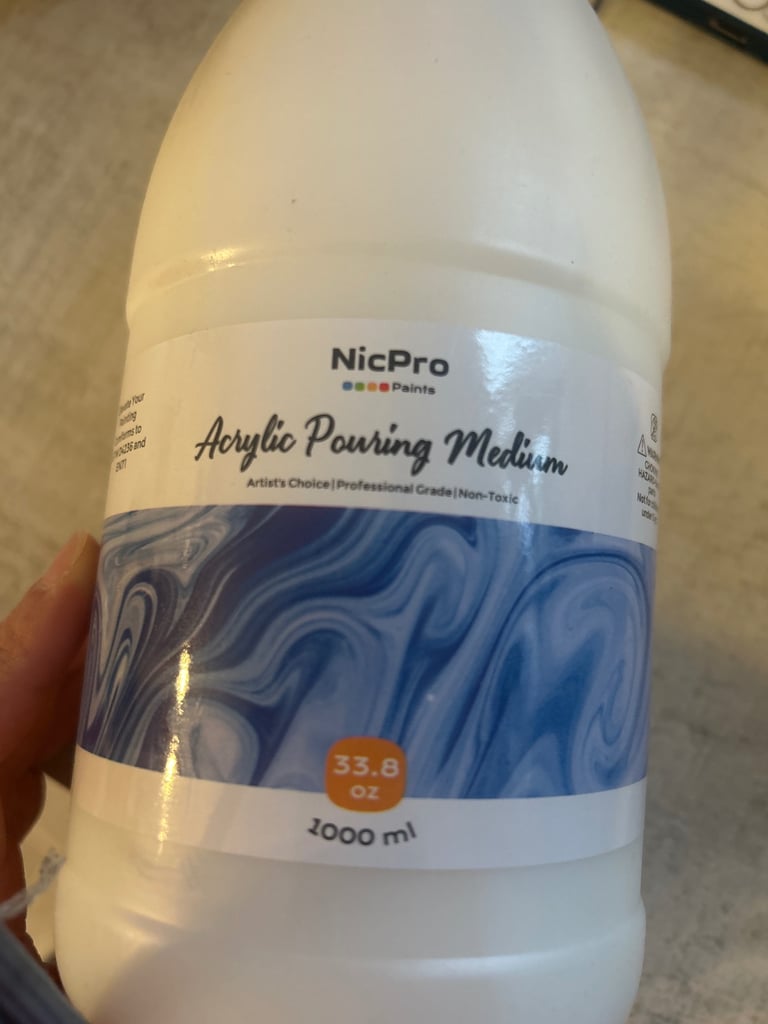 image for Nicpro Acrylic Pouring Medium