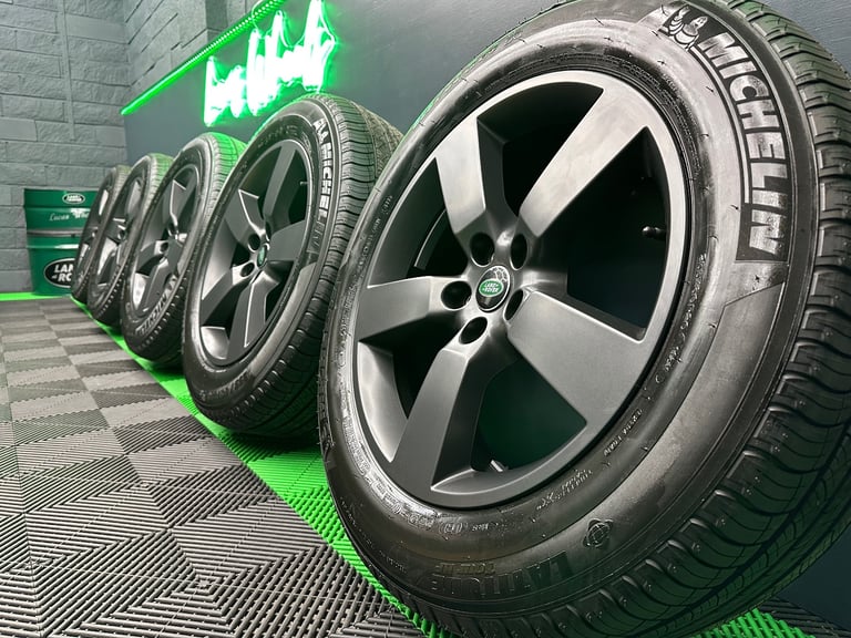 image for New Defender 90 / 110 L663 20” Style 5098 X5 Grey Alloy Wheels & all 8mm+ Michelin Latitude’s!