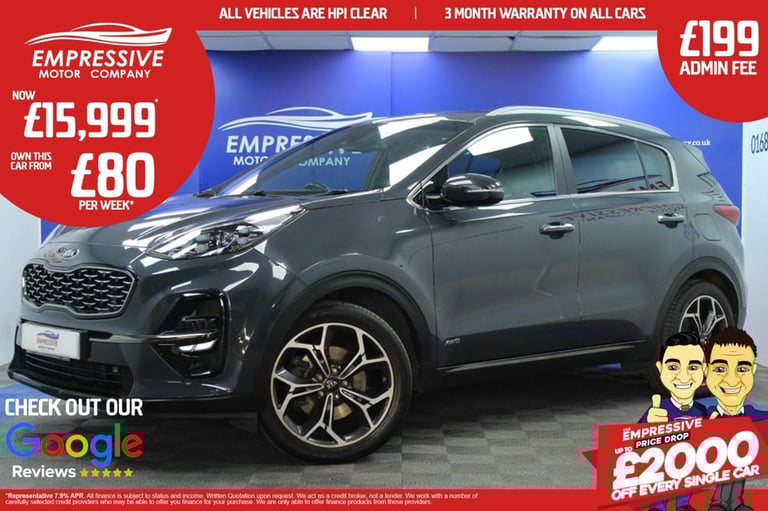 image for 2019 69 KIA SPORTAGE 1.6 CRDI ECODYNAMICS+ GT-LINE SUV 5DR DIESEL HYBRID DCT AWD