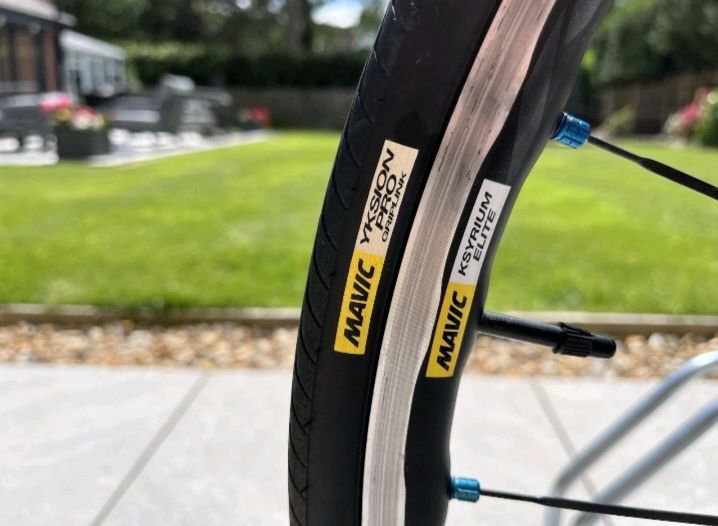 Cervelo P2 time trial bike with upgrades 