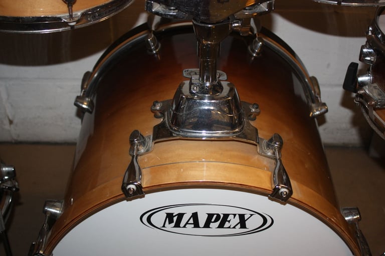 Mapex Pro M Series Caramel Fade 6 Piece Refurbished Drum Kit 20in Bass + All Hardware ~ £575 ono