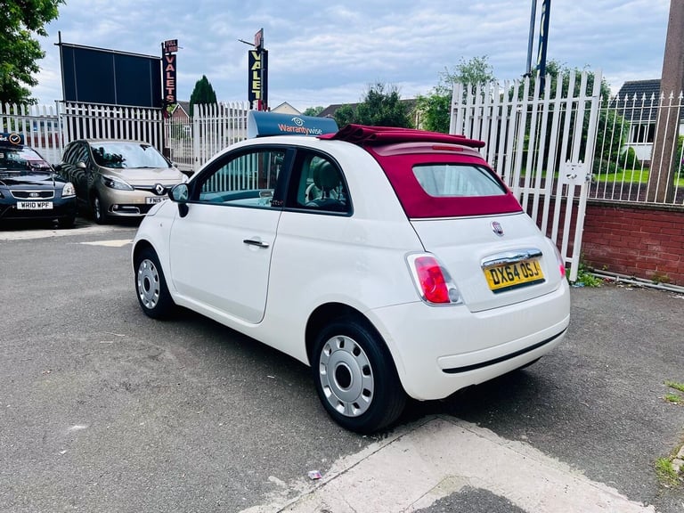 2014 Fiat 500C 1.2 Pop Euro 6 (s/s) 2dr CONVERTIBLE Petrol Manual