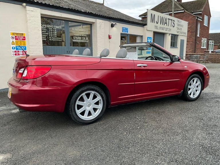 2008 Chrysler Sebring 2.0 CRD Limited 2dr CONVERTIBLE Diesel Manual