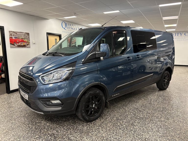 2021 Ford Transit Custom 2.0 EcoBlue 170ps Low Roof D/Cab Trail Van PANEL VAN DIESEL Manual