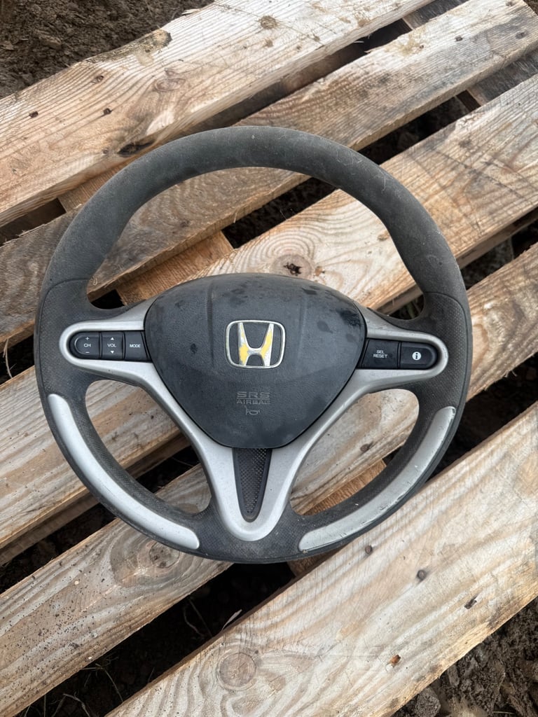 image for Honda 3 Spoke Steering Wheel With Airbag, Mulitifunction 