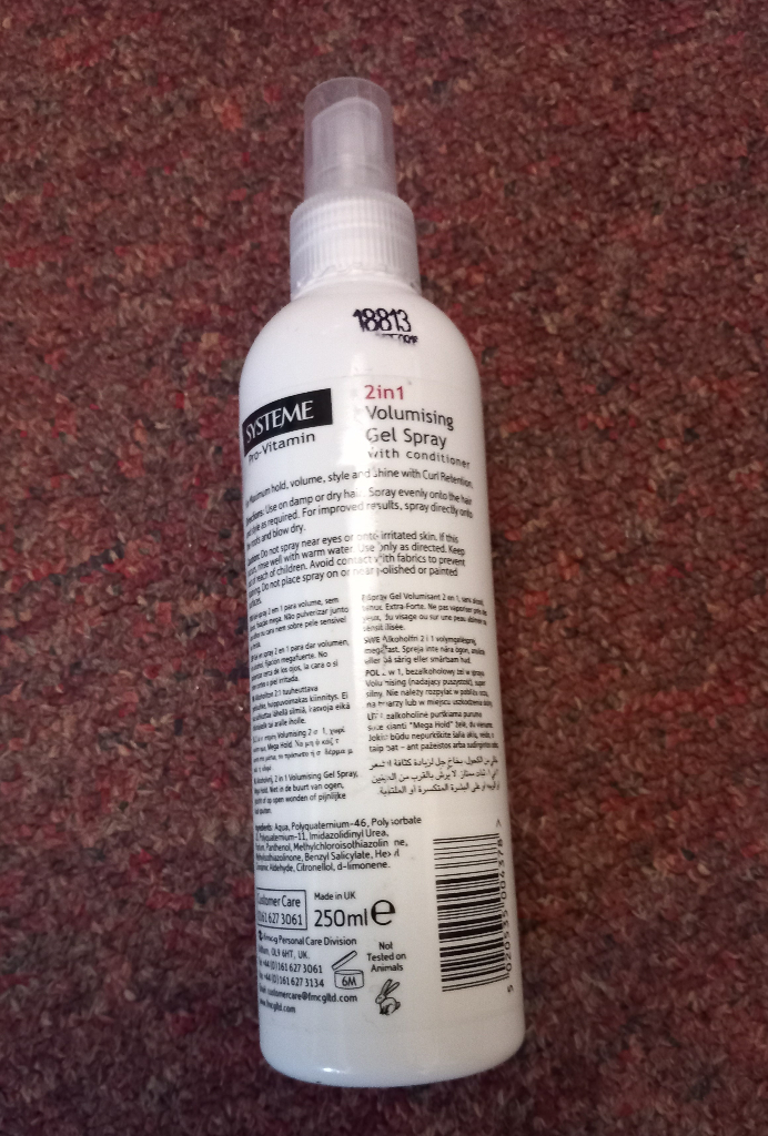 Systeme Volumising Gel Spray