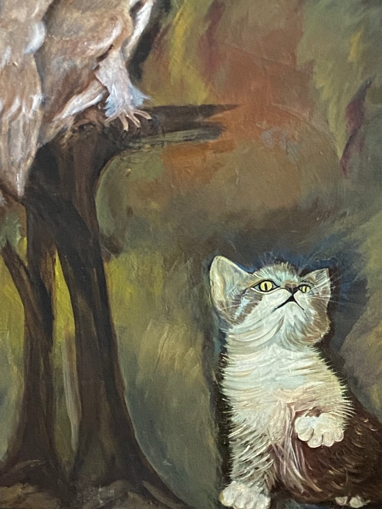 Beautiful Oil on canvas dated 1969