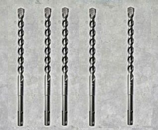 REISSER 10MM X 210MM SDS DRILL BITS PACK OF 5  FREE UK DELIVERY ON ALL ORDERS
